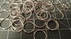 1 inch 24mm Split Rings SILVER Plated (choose pieces)