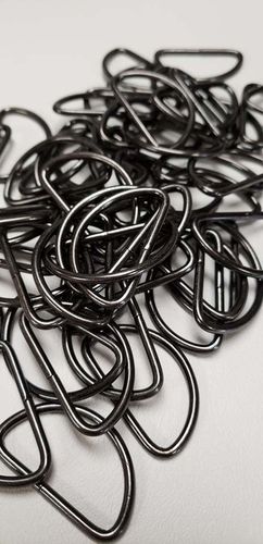 1 1/2 inch D ring (GUNMETAL) lot of 10 pieces