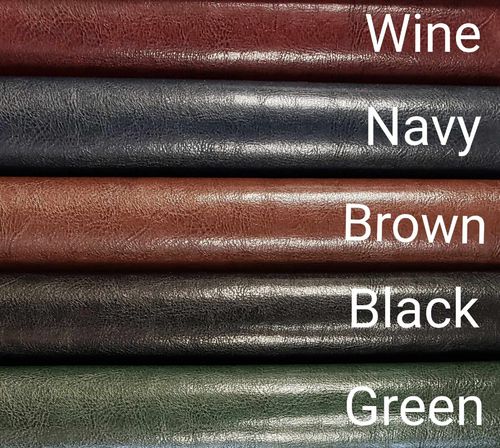 Rustic Faux Leather Vinyl Starter Pack of 5 sheets (1 of each color)