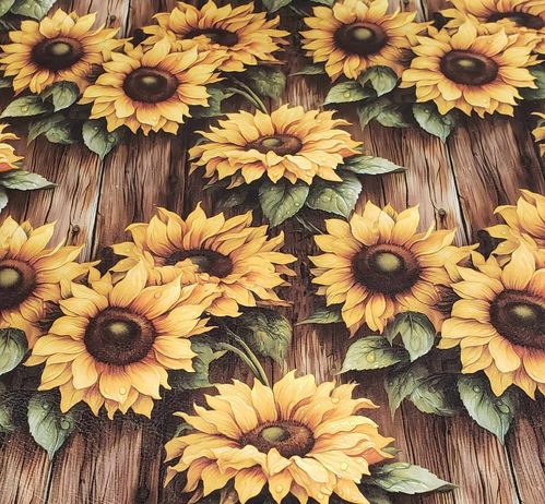 Dewy Sunflowers Vinyl Roll 12 x 52 *Limited Availability*