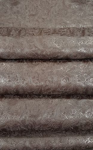 Dark Brown  Faux Tooled Roll 12 X 54