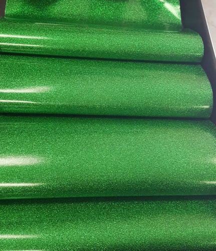 Clover Green Sparkle Canvas 9 X 12 Sheet