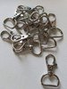 3/4 inch Lobster Clasp Silver Plated (choose pieces)