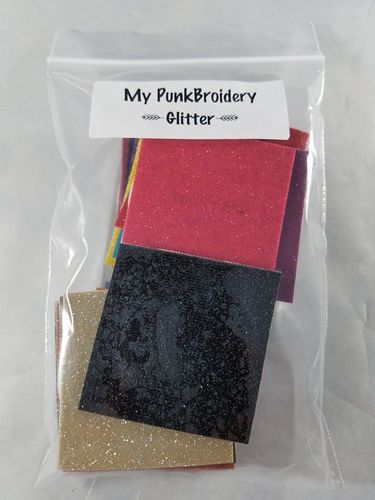 Glitter Swatches 2x2 pieces