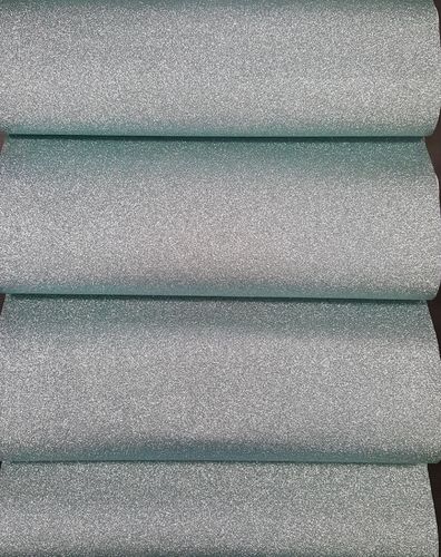 Powder Blue Glitter Gem Fabric Roll 12 X 55