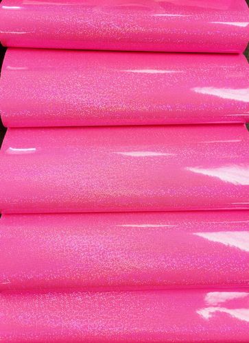 Neon Pink GEO Glitter  Roll 12 X 53