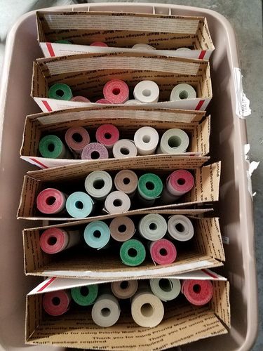 Box of Flawed/Scrap Rolls $60 or more worth