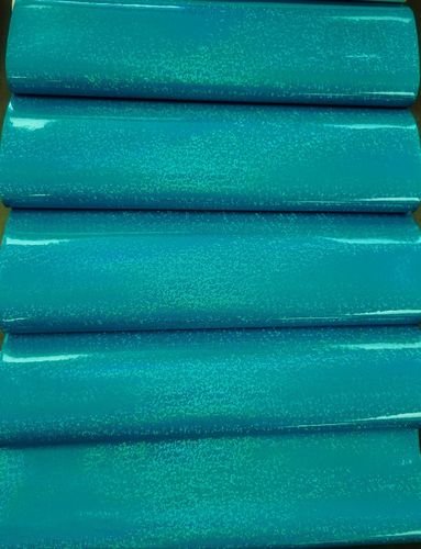 Turquoise Geo Glitter  Sheet 9 X 12