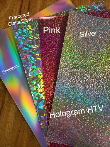 HTV Hologram Pink 10 x 12 inches Sheet Heat Transfer Vinyl