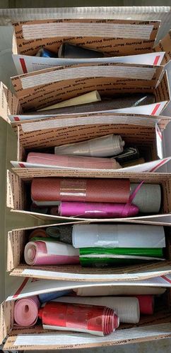 Small Scrap Rolls in Box  - Great for bows!