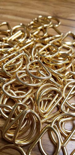 1 inch D ring (GOLD) lot of 10 pieces