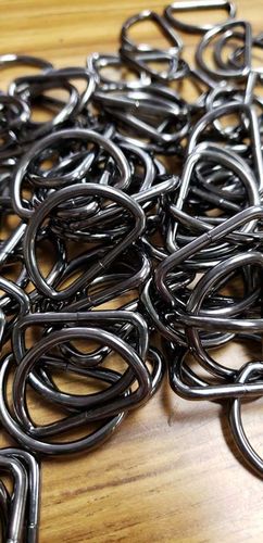 1 inch D ring (GUNMETAL) lot of 10 pieces