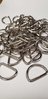 1 inch D ring (Silver) lot of 10 pieces
