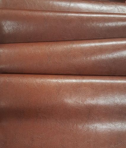 Rustic Faux Leather Brown Vinyl Sheet 9 x 12 inches