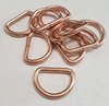 3/4  inch D ring (ROSE GOLD) lot of 10 pieces