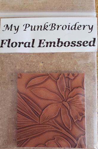 Floral Embossed Swatches 2 x 2 pieces