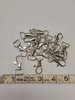 1/2 inch Lobster Clasps  (SILVER) lot of 10 pieces