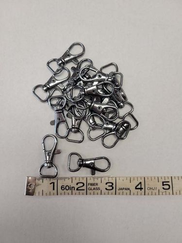 1/2 inch Lobster Clasps (GUNMETAL) lot of 10 pieces
