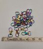 1/2 inch Lobster Clasps (RAINBOW) lot of 10 pieces