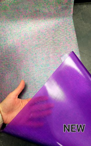 Holographic Purple 12 gauge Roll 12 X 36 (3-28-22 More Opaque this time) (12-21-22 Discontinuing)