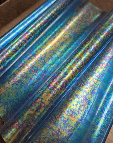 Holographic Blue 12 gauge Roll 12 X 36