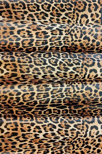 Leopard Brown Vinyl Sheet 9 x 12 inches