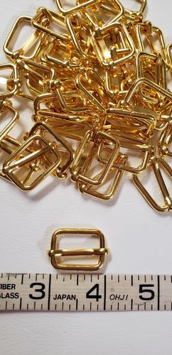 3/4 inch adjustable sliders Gold package of 10 pieces