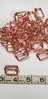 3/4 inch adjustable sliders Rose Gold package of 10 pieces