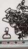 1 inch Lobster Clasps (GUNMETAL) lot of 10 pieces