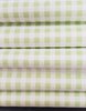 Small Plaid Light Green and White Vinyl Roll 12 x 53