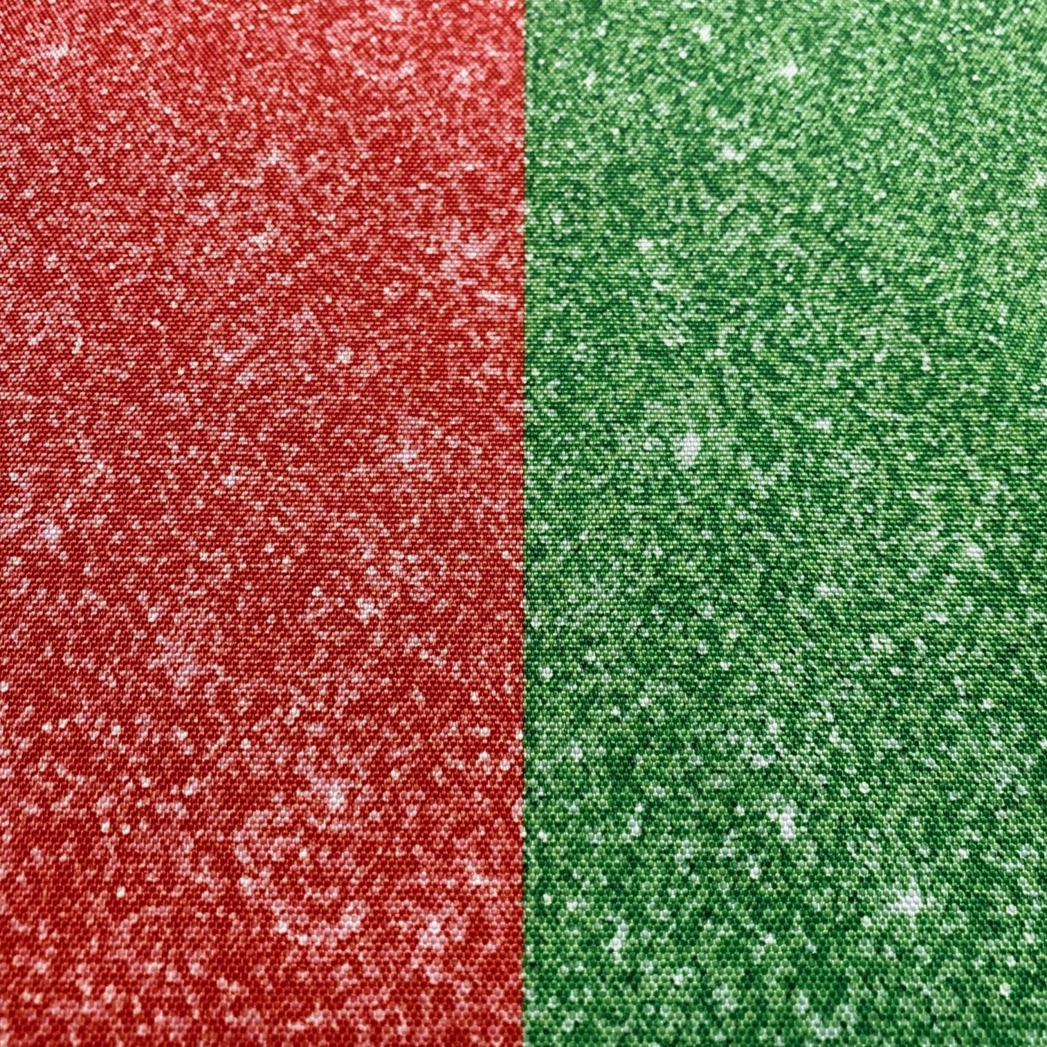 Christmas Red and Green Glitter Split Yard WPC