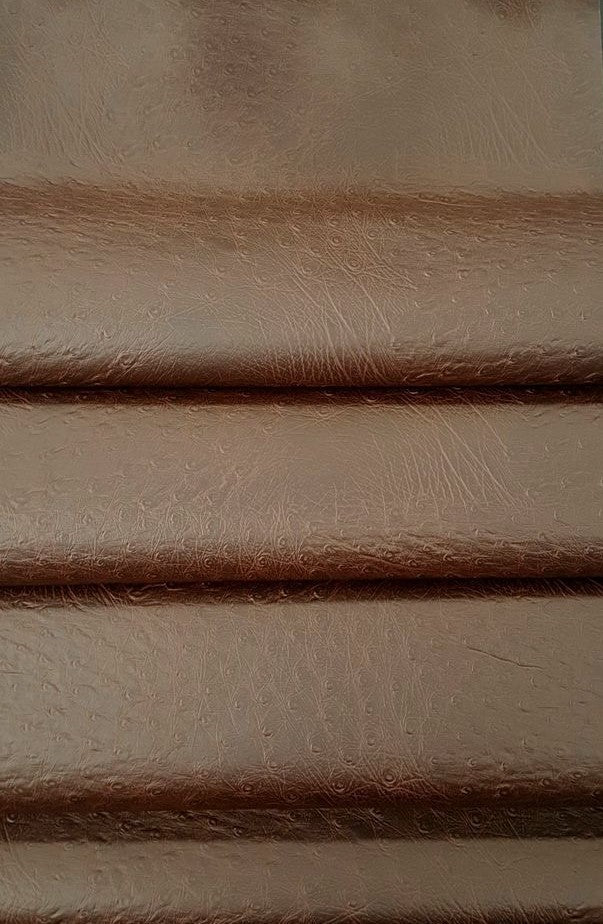 Ostrich Deep Brown Vinyl