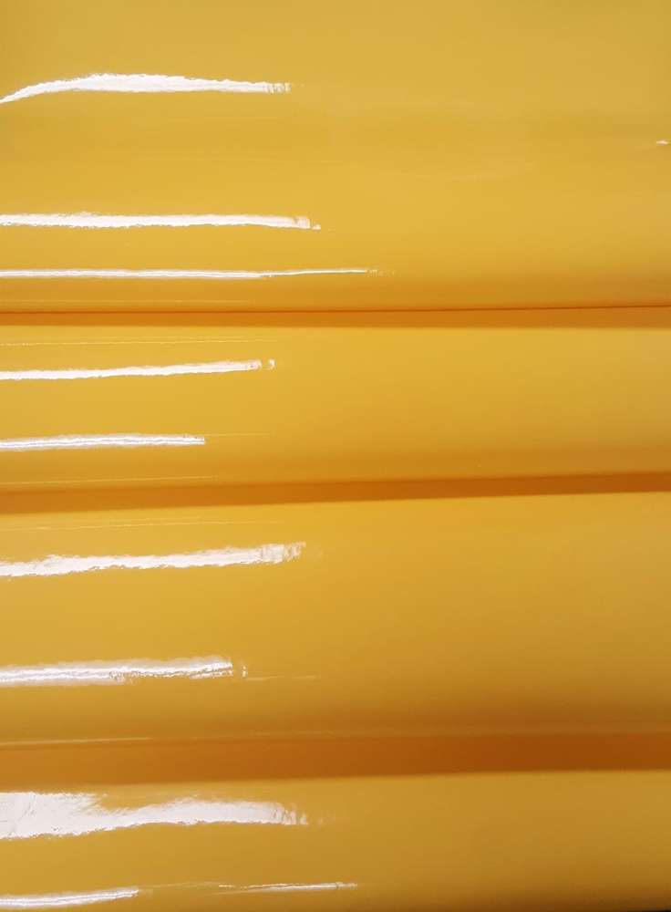 Yellow Patent Vinyl