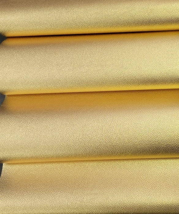Bubbled Metallic Gold Vinyl
