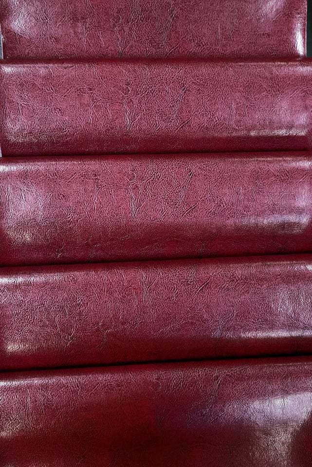 Rustic Faux Leather Wine Vinyl