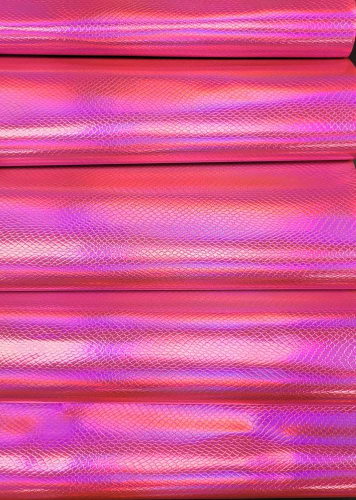 Bubble Gum Holographic Scales Vinyl