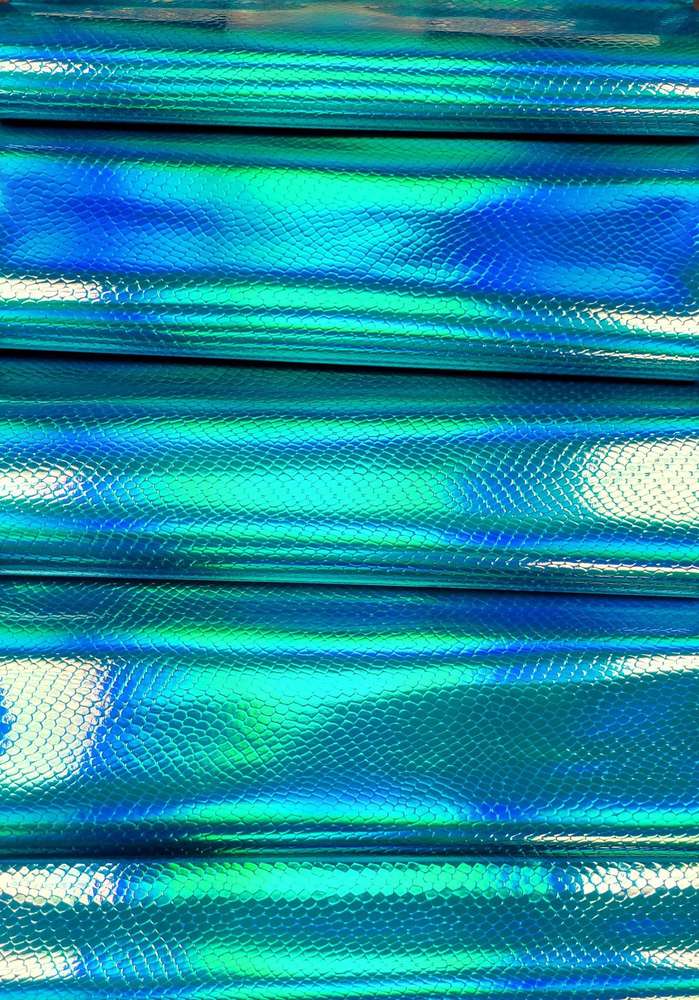 Cobalt Holographic Scales Vinyl