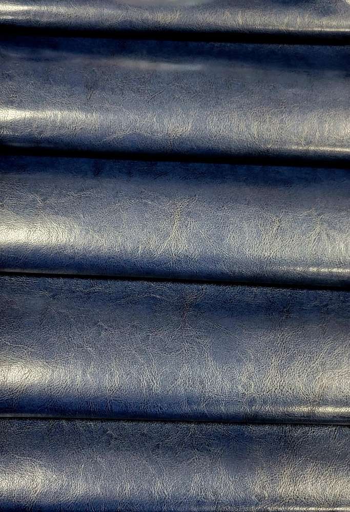 Rustic Faux Leather Navy Vinyl