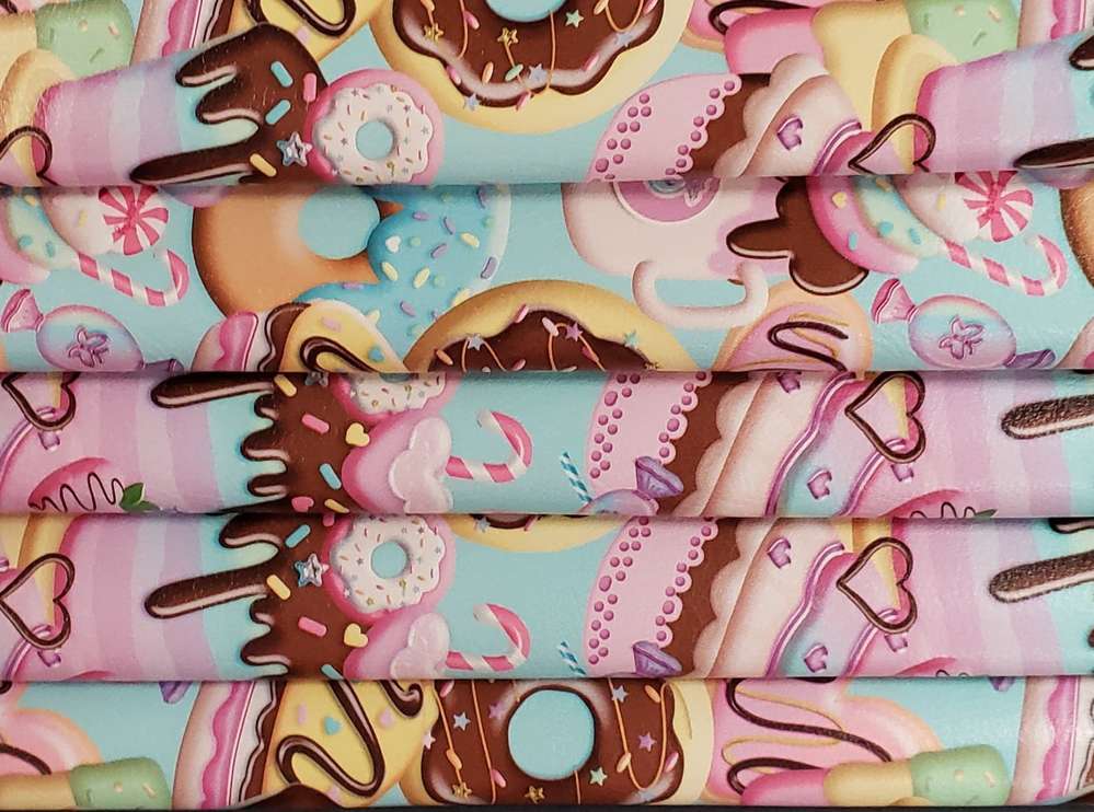 Sweet Shop Sugar Rush (Aqua) By Honey Bear Studio Vinyl Roll