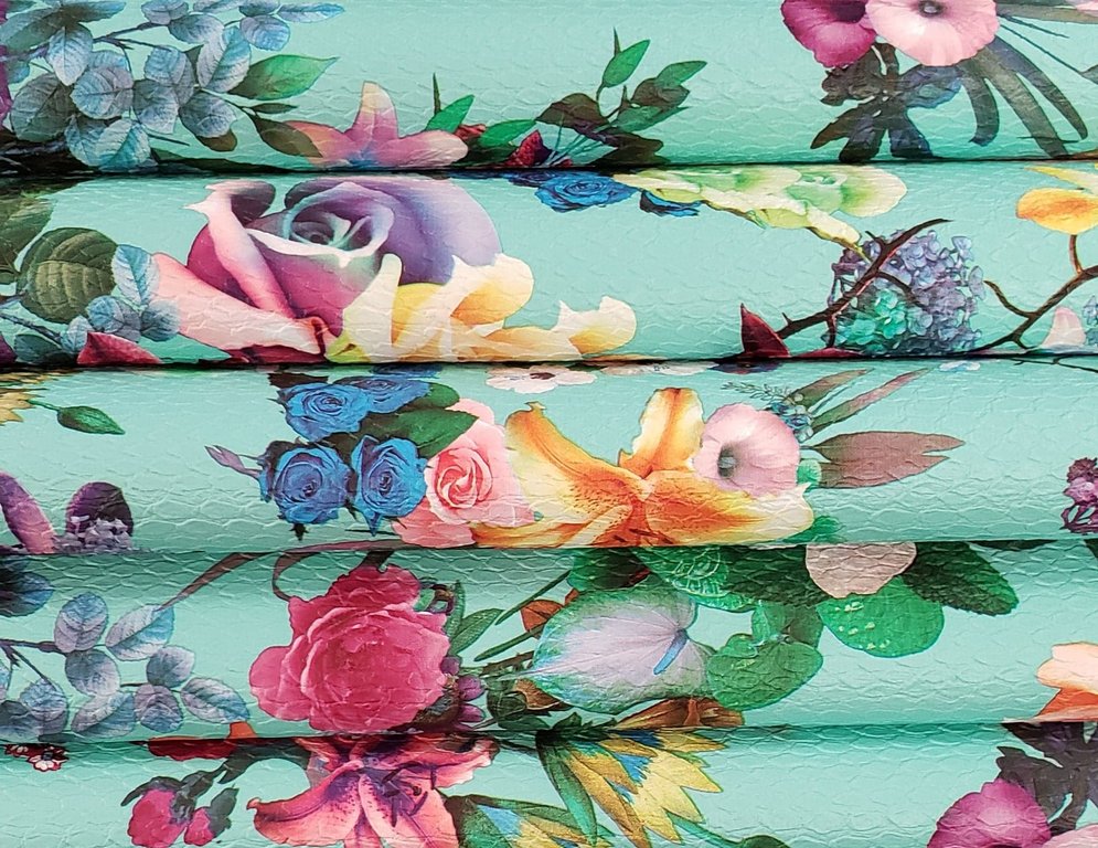 Textured Flowers Vinyl