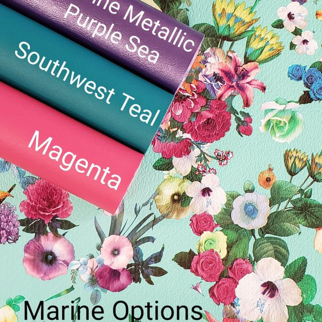 Textured Flowers Vinyl