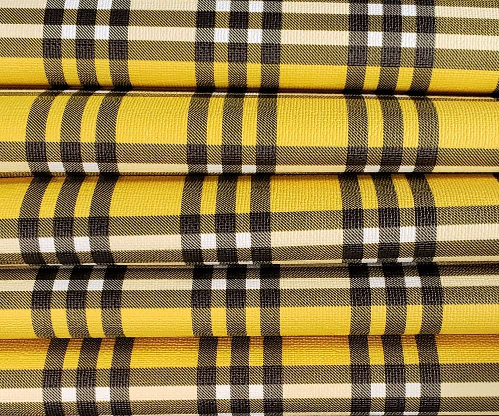 Plaid Yellow Vinyl