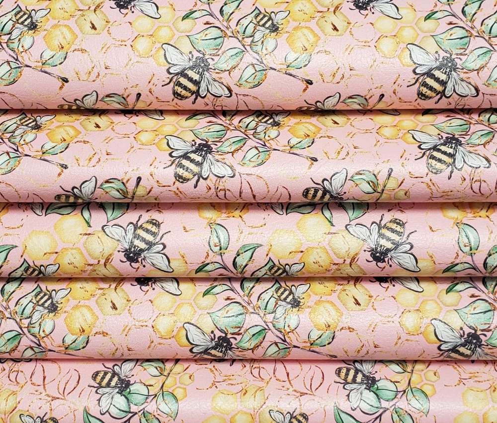 Bee's Knees (Pink Lemonade) By Honey Bear Studio Vinyl Roll