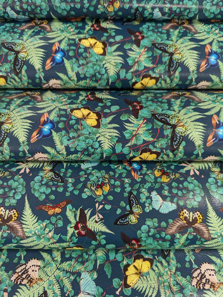 Fancy Flies (Teal) By Honey Bear Studio Vinyl Roll