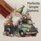Gnomes on the Go Green Vinyl Panel