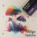 Neon Magic Mushroom Vinyl Panel