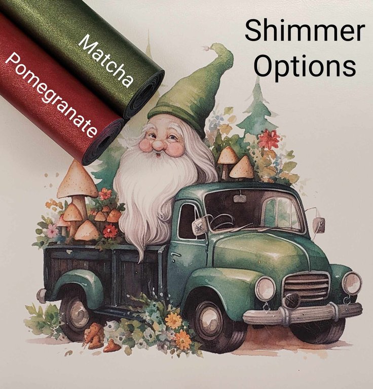 Gnomes on the Go Green Vinyl Panel