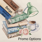 Vintage Book Study Vinyl Panel