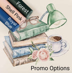 Vintage Book Study Vinyl Panel