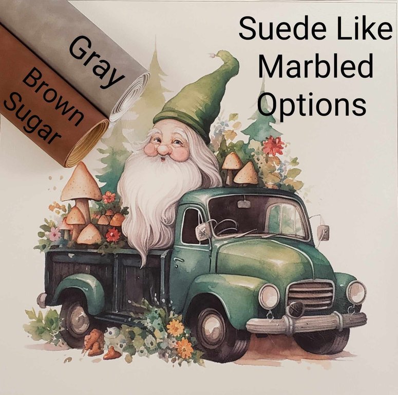 Gnomes on the Go Green Vinyl Panel